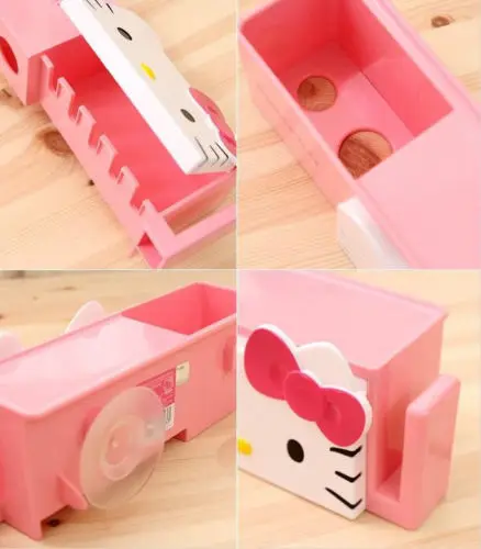 Многофункциональный держатель зубной щетки Hello Kitty новый милый для с надписью |