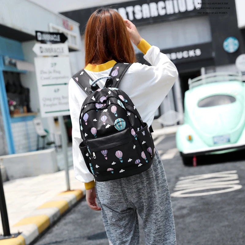 Многофункциональная сумка для подгузников мам модная путешествий с принтом