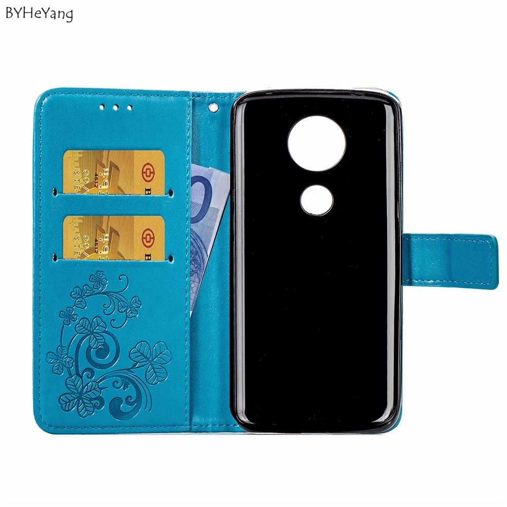 BYHeYang for Motorola Moto E5 Plus Case Luxury silicone &amp Leather Retro Stand Wallet Flip Cover coque | Мобильные телефоны и