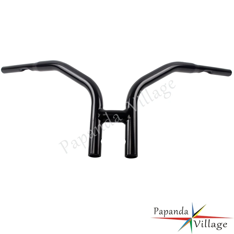 

Черный мотоцикл 1-1/4 "Flyer Ручка Бар Руль с вмятин для Harley FXST FLST FXR FXD FLT FL FX XL 1982-2017