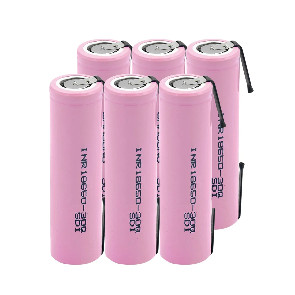 As picture shows 6/8/10 шт. INR 18650-30Q большого потока энергии 20a vape фонарик 3,7 v литиевая батарея inr18650 30q 3000mah перезаряжаемые для игрушек - Цвет: As picture shows