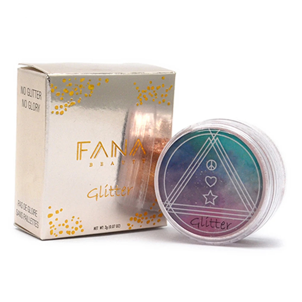 Легкое нанесение блестящих блесток русалки Рассыпчатая жемчужная металлическая