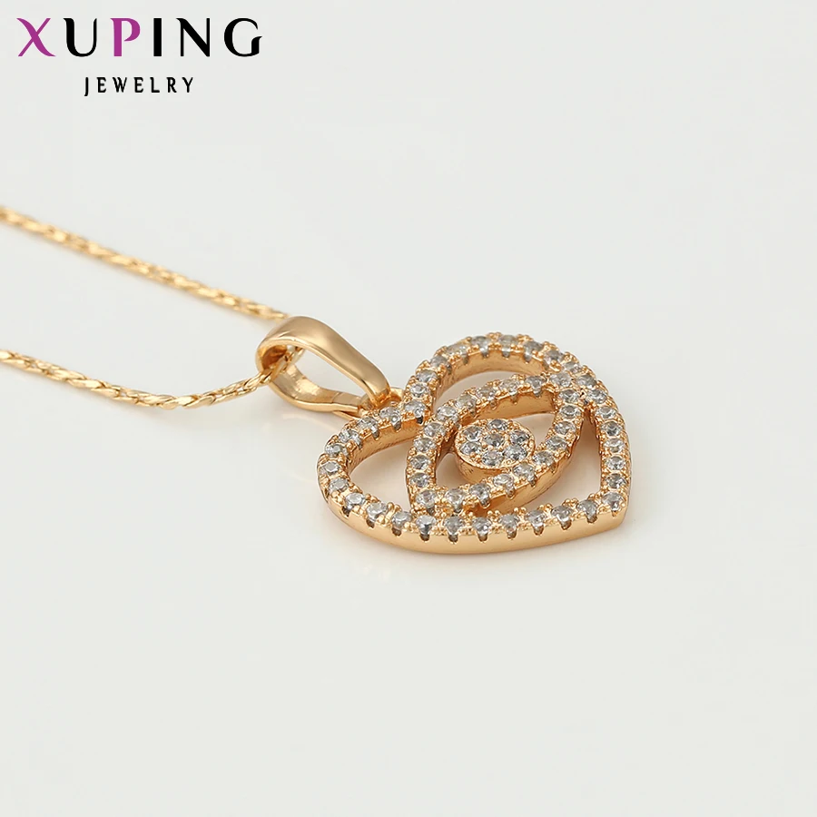 Xuping Модный кулон специальный дизайн для женщин очаровательное сердце ювелирные