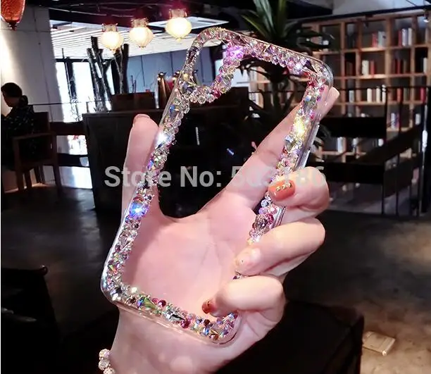 Чехол со стразами для Samsung Galaxy S5 S6 S7 Edge S8 S9 S10E S10 Plus S20 Ultra Note 5 8 9 10 Lite Plus|Бамперы| |