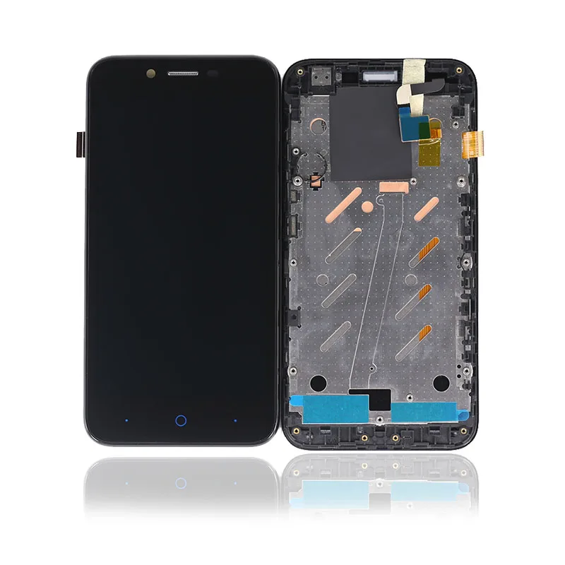 ЖК дисплей для ZTE Blade L4 A460 сенсорный экран дигитайзер с рамкой в комплекте 5 0
