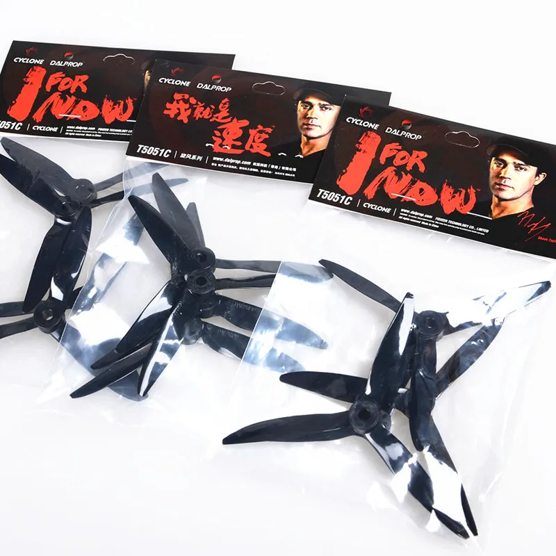 2 Pairs Dalprop Cyclone T5051C Master Signature Version 3 blade Propeller for RC Multicopter Parts Blue Green Red Purple Black | Игрушки и