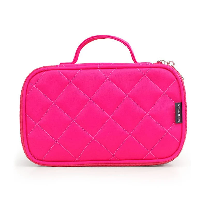 Rose red makeup bagL ZDARLBODropshipping, высокое качество, косметичка, органайзер для путешествий, женская косметичка, женские туалетные принадлежности, косметичка - Цвет: Rose red makeup bagL