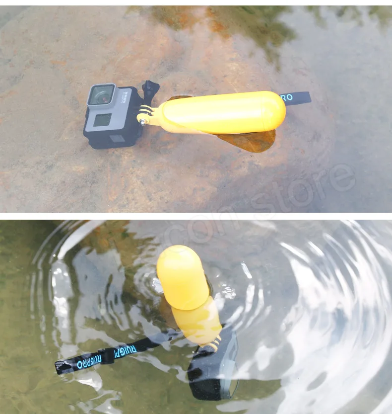 Аксессуары для Gopro, водонепроницаемая рукоятка, противоскользящая поплавок, плавающая ручная палка для Go Pro Hero 8 7 6 5 4 для Yi 4K