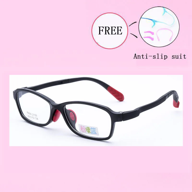 Новый бренд TR90 детские оправы для оптических очков мальчиков и девочек винтажные