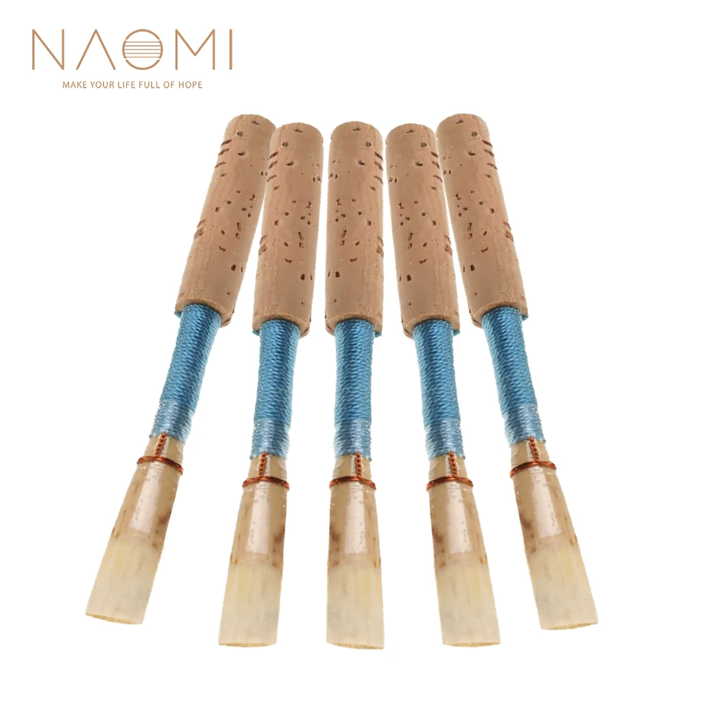 NAOMI 5 шт. булраш гобой язычок мягкий мундштук оркестровый средний Светильник