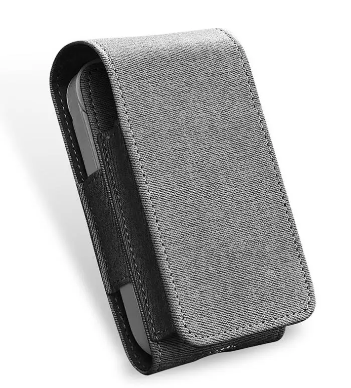 JINXINGCHENG 10 шт./партия чехол для IQOS 2,4 Plus чехол для IQOS из искусственной кожи защитный чехол-держатель - Цвет: Серый