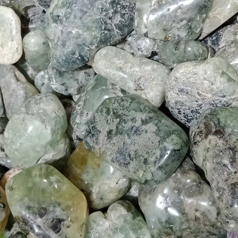 2 шт. натуральный камень в форме винограда prehnite кварцевые кристаллы гравий