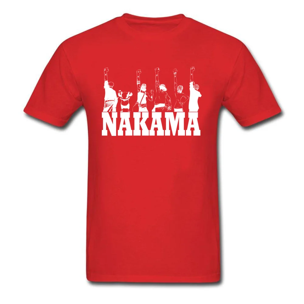 Одна штука Nakama команда футболки 2018 модная мужская Футболка Луффи пират семья