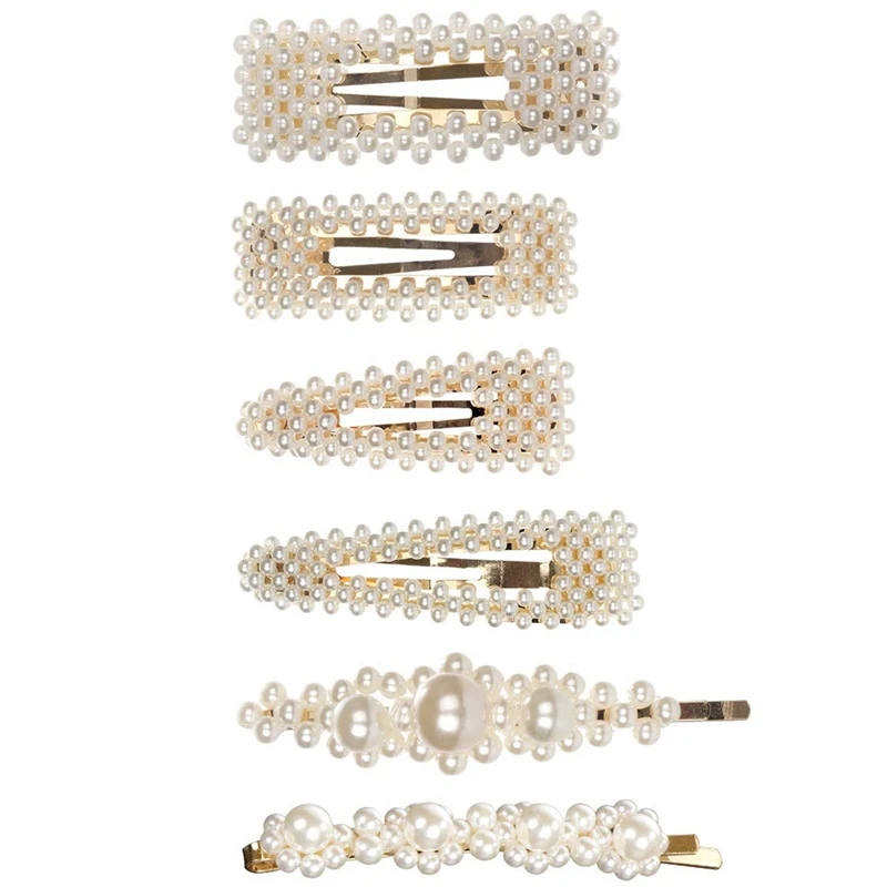 Жемчужные заколки для волос женщин девочек Галстуки дня рождения День Святого