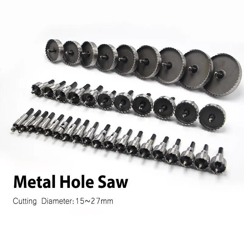 1 шт. коронка из нержавеющей стали 15 мм 0 59 дюйма|metal hole|metal hole sawdrill bit |