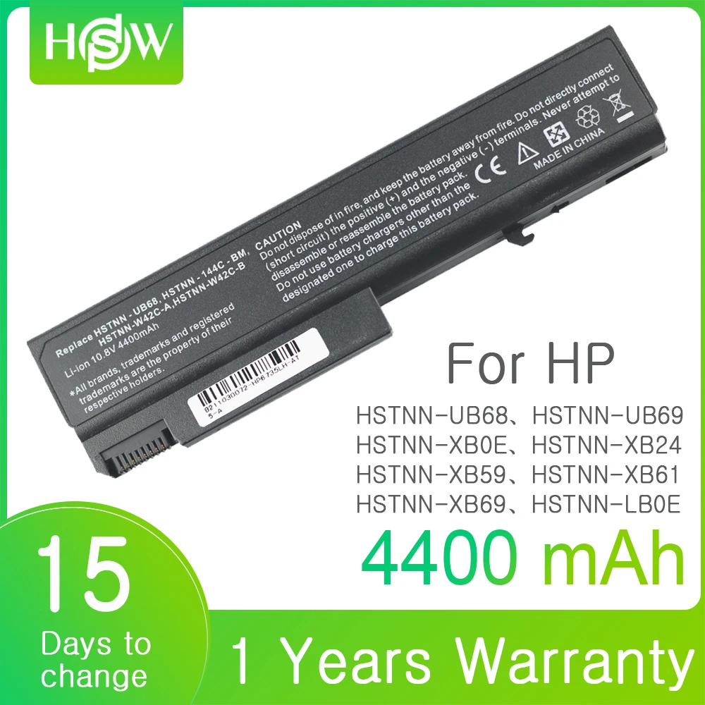 6 ячеек ноутбук Батарея для hp EliteBook 6930p 8440p ProBook 458640-542 6440b 6445b 6450b 6540b 6545b 6550b 6555b 6535b 6730b
