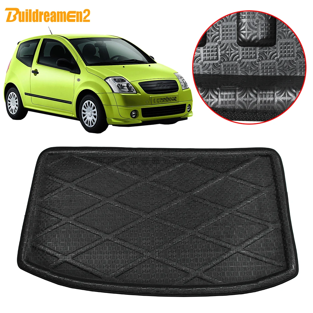 Buildreamen2 поднос для багажника автомобиля Citroen C2 заднего напольный коврик грязи