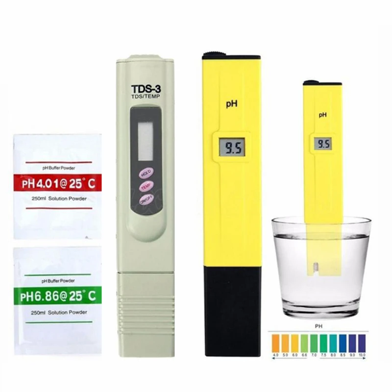 Aquarium PH TDS Meter Tester Portable Pen Digital High Accurate Filter Measuring Water Quality Purity Test Tool | Дом и сад