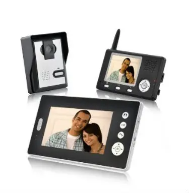 Yobangsecurity Беспроводной видео телефон двери Дверные звонки домофония глазок Камера