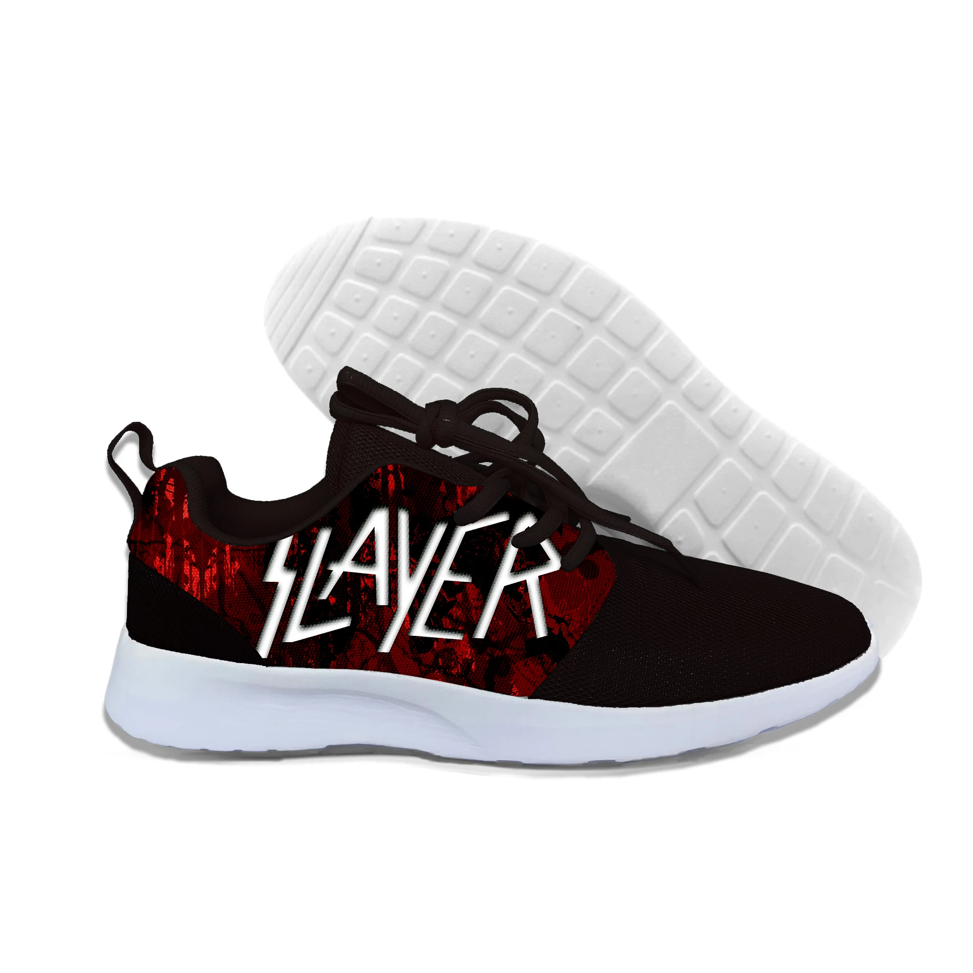 2019 hot fashion metal band Slayer 3D casual shoes for men/women high quality Harajuku printing Sneakers | Обувь
