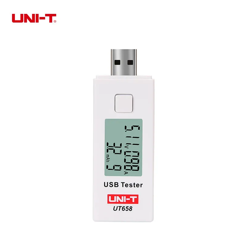 UT658 UNI-T USB Tester Voltmeter Ammeter UT658 UT658B Digital LCD Voltage Monitor Current Meter Capacity Tester 9V 3A With Backlight - Цвет: UT658