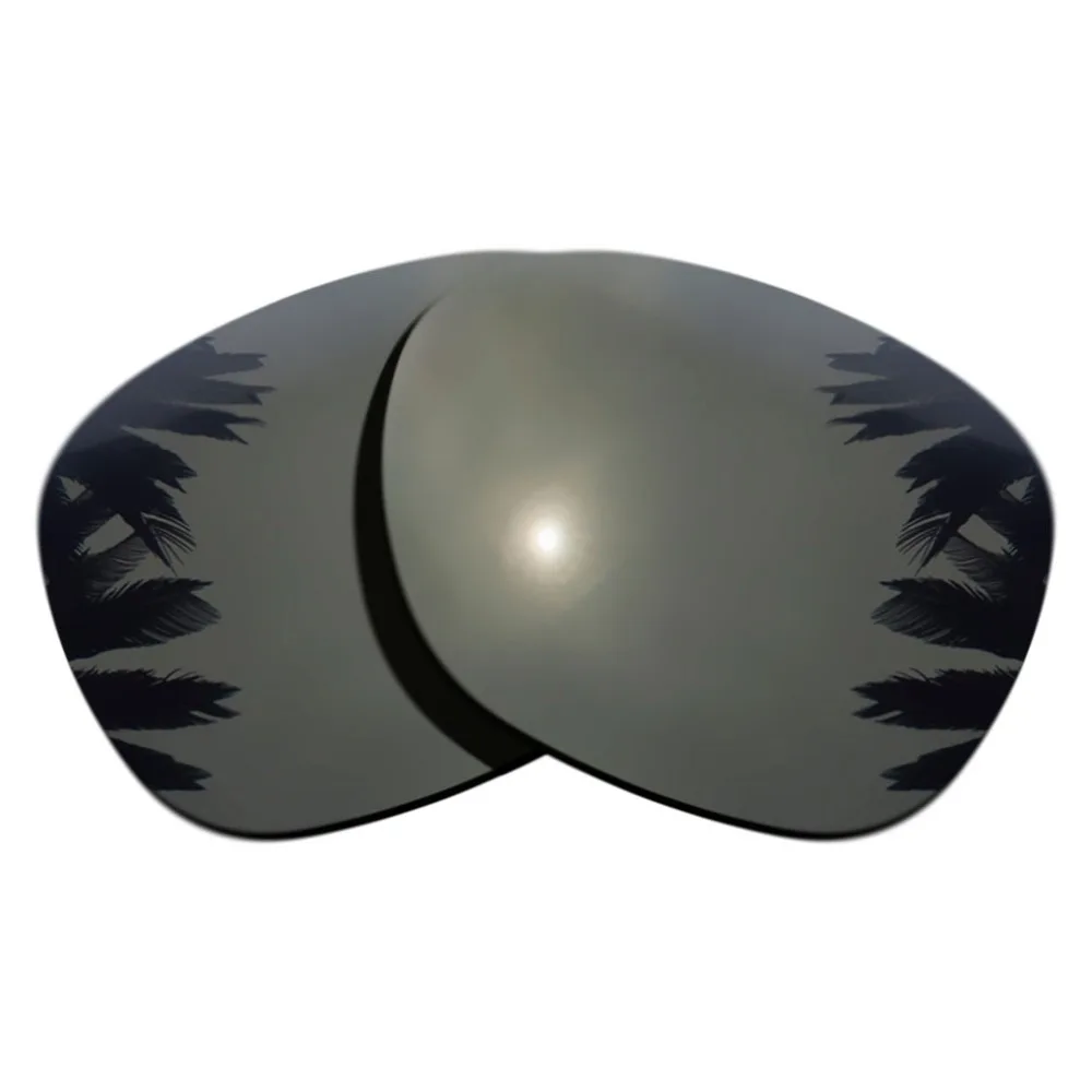 (Серебристое зеркальное покрытие + черный) 2 пары поляризованных сменных линз для