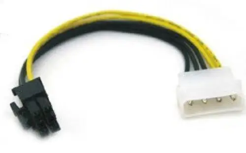 5 шт. diy PCI-E PCIe ATI nVidia видеокарты 4-контактный кабель питания Molex на 6-контактный |