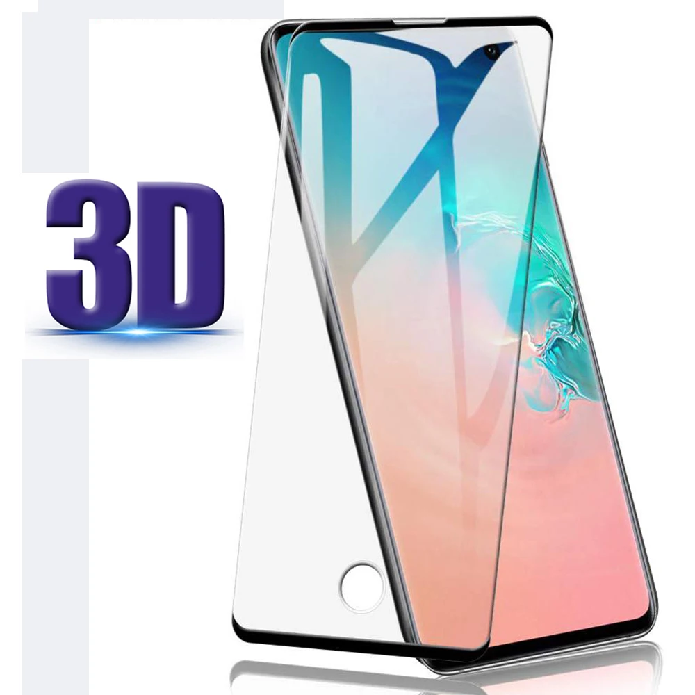 

3D изогнутое стекло для Samsung Galaxy S21 S20 S10 S9 S8 Plus, закаленное стекло для Samsung Galaxy Note 20 10 9 8, Защитная пленка для экрана