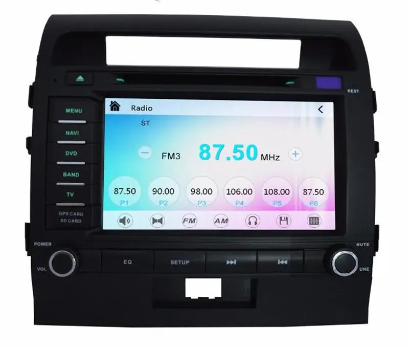 Автомобильный DVD плеер 8 дюймов с GPS(opt) аудио Радио стерео BT мультимедийный для Toyota