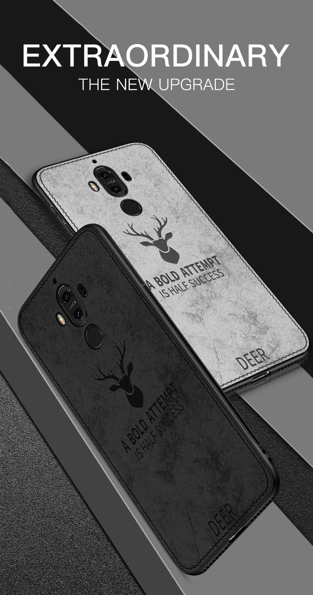 Тканевый чехол для телефона с оленем и Бэтменом для huawei mate 8 9 10 20 Pro P9 P10 Plus P20 P30 Pro Lite Honor 8 9 10 Lite 8X Play чехол s