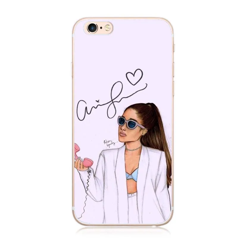 Ag Ariana Grande Cat чехол для сотового телефона iPhone 6 5s SE Plus 7 8 plus XS XR задняя крышка