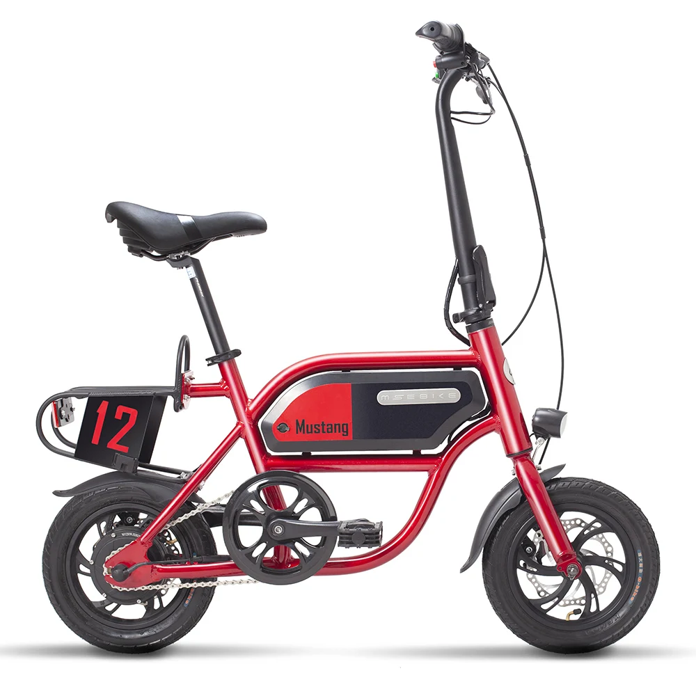 MSEBIKE 12 ''складной электрический велосипед 250 Вт Мотор 36В 7ah/13Ah литиевая батарея