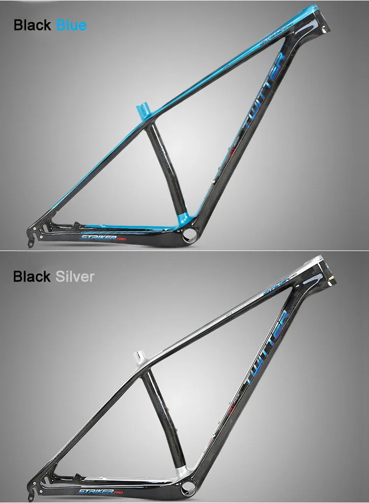 Twitter STRIKERpro MTB карбоновая рама Сверхлегкая рама для горного велосипеда XC рычаг кабель внутренней маршрутизации дисковый тормоз ESP уф лазер