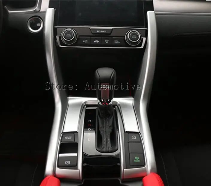 

For Honda Civic 10th Gen Inner Gear Box Panel Decorative Cover Trim 2016 2017