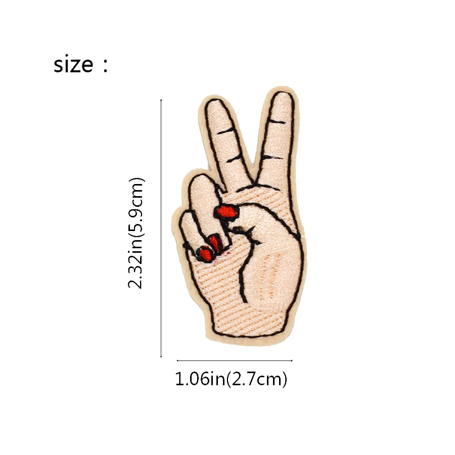 10 шт. патчи для одежды с вышивкой ножницами|iron patches for clothing|embroidery patchpatches clothing iron |