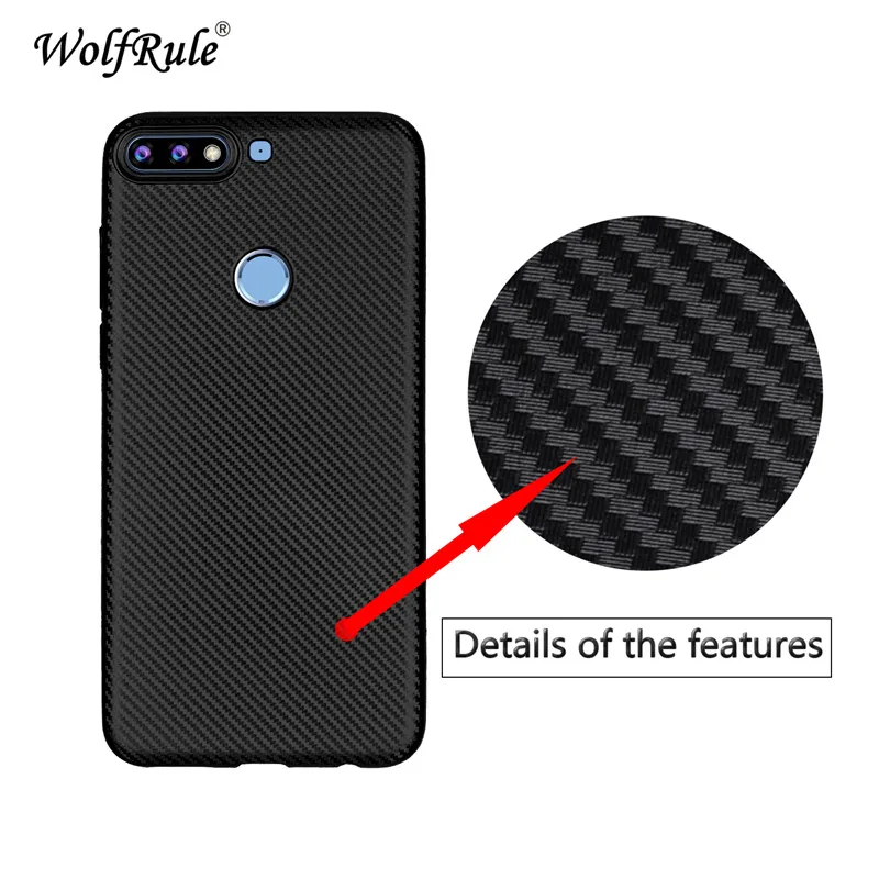 WolfRule Case Huawei Honor 7C Pro Cover Luxury Full Protection Soft TPU For 7c Shell Y7 Prime 2018 5.99 |