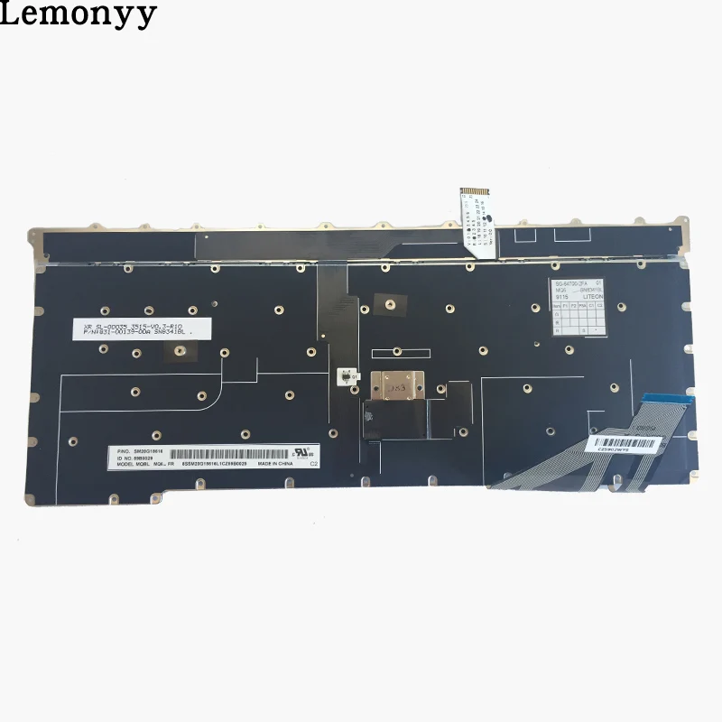Новая Французская клавиатура ноутбук для lenovo Thinkpad Carbon X1 Gen 3 3rd 2015 FR Клавиатура MQ6-84