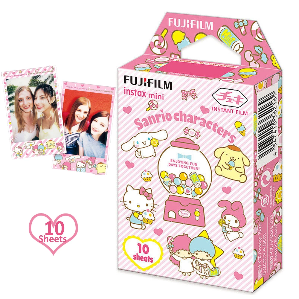 Для Fujifilm Instax Mini 8 9 11 25 50s 70 90 пленка для камеры Fuji мгновенная фотография Sanrio