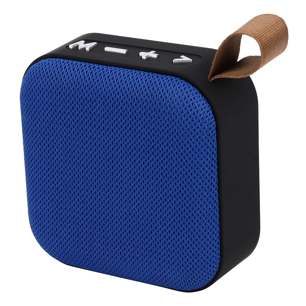 Blue VOBERRY Bluetooth динамик Портативный беспроводной Bluetooth стерео звук SD карта FM USB динамик открытый беспроводной Bluetooth динамик#2 - Color: Blue