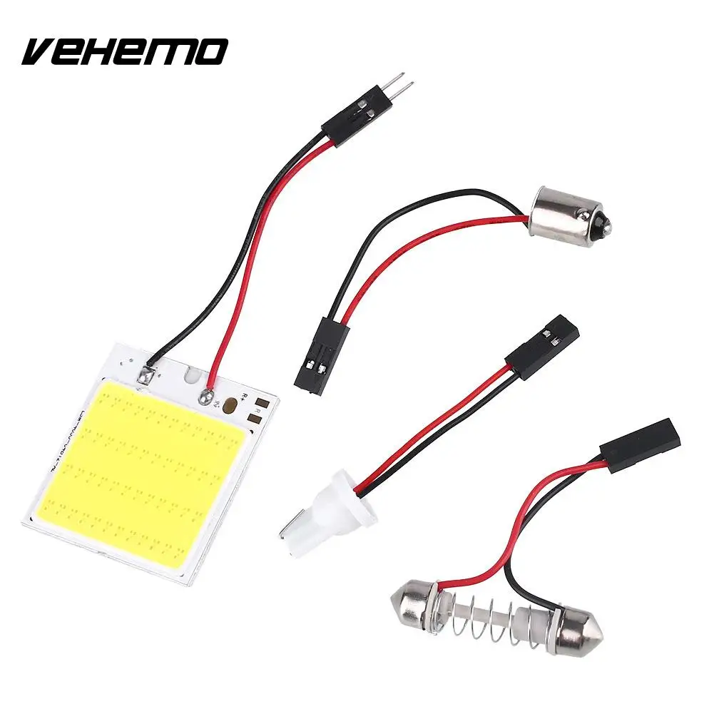 NEW ABS Shell 48SMD COB LED T10 4W 12V Car Interior Panel Light Dome Lamp | Автомобили и мотоциклы