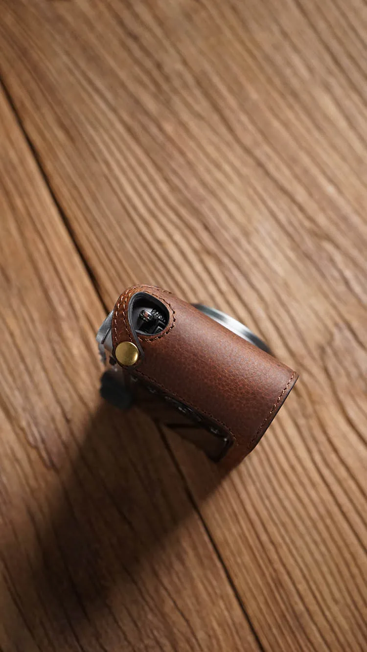 Mr. Stone натуральная кожа чехол для камеры видео половина сумка для Fuji Fujifilm X100T Ретро винтажный нижний чехол