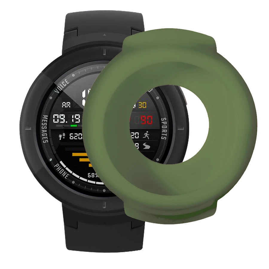 Защитный чехол с полным покрытием для Xiaomi Huami Amazfit Verge 3 Смарт-часы мягкий