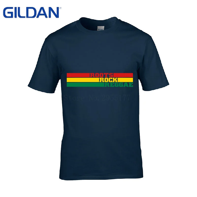 New Arrival Funny t shirts Roots Rock Reggae Summer Style men t-shirts round Neck tshirts Tee Top | Мужская одежда