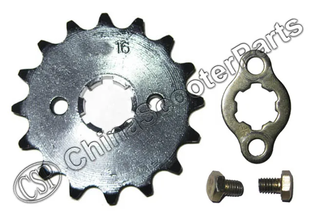 16T 11T 12T 13T 14T 15T 16T 17T зуб 520 ID 20mm передняя Звездочка двигателя мотоцикла ATV Quad грязи велосипед ямы багги - Цвет: 16T