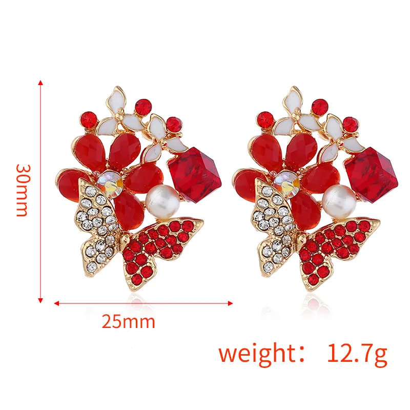 Женские серьги-гвоздики с эмалью 3 цвета | Украшения и аксессуары