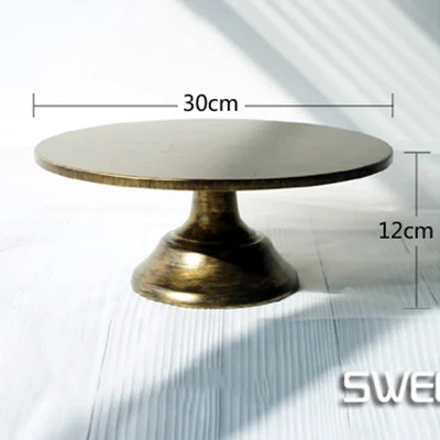 12 inch Новое поступление Vintnage Золотая подставка для торта 10 дюймов/12 дюймов Свадебная вечеринка украшение стола поставщик аксессуары для торта инструменты - Цвет: 12 inch
