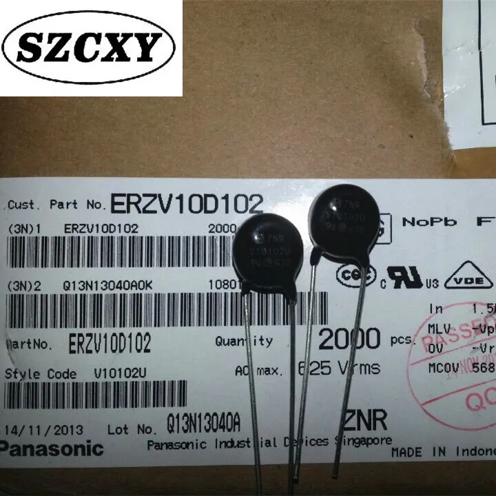 Новый и оригинальный варистор 1000 В 10D102 V10102U|Комплекты умного дома| |