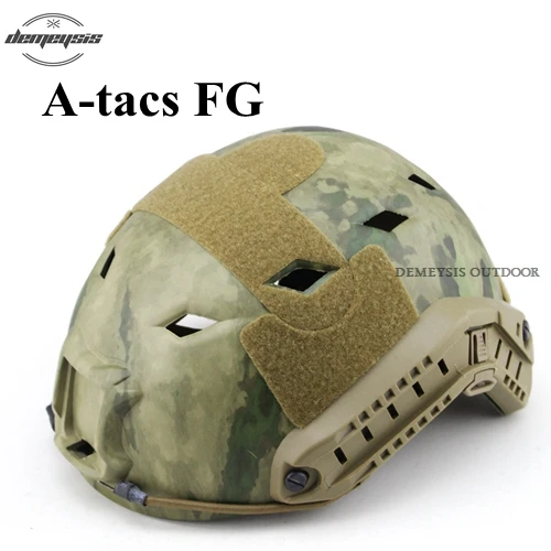 atacs fg 54-62 см Регулируемый тактический шлем защитный военный страйкбол Пейнтбольные шлемы открытый охотничий стрельба Wargame CS шлем - Цвет: atacs fg