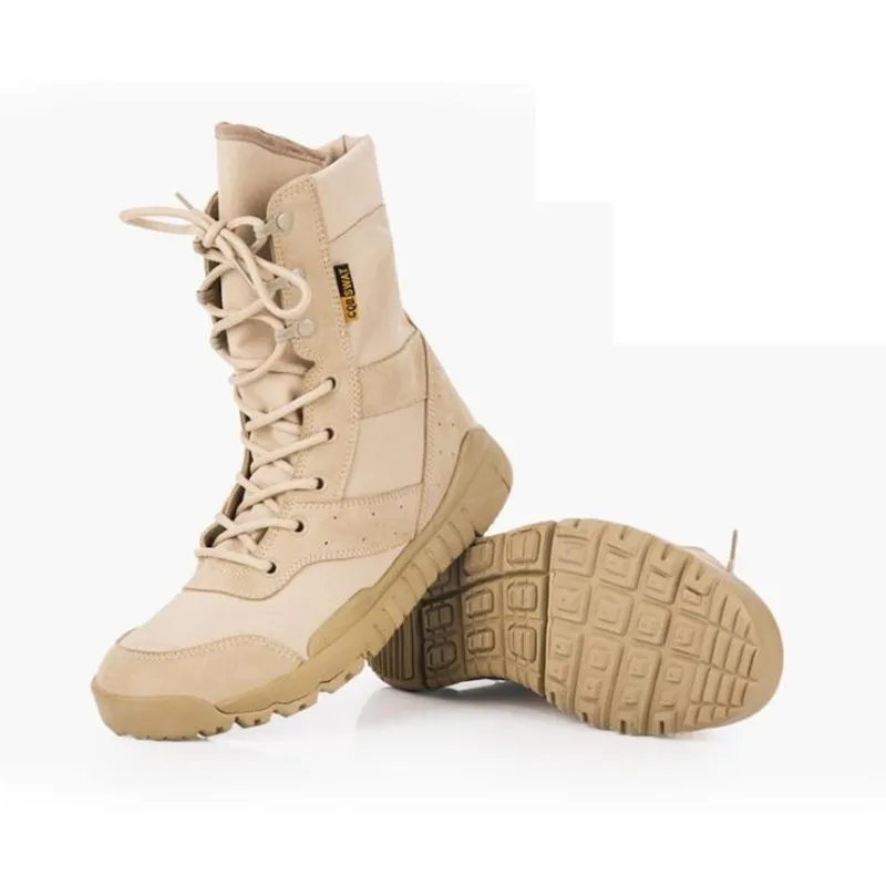 New Summer Military Tactical Super light Solid Mens Boots Army Combat Lace-up Ankle Boot | Обувь