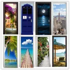 Дверная наклейка, домашний декор, дверная оболочка, настенная наклейка, Настенные обои, самоклеящиеся наклейки для двери, домашний декор